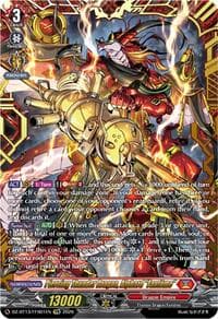 Piercing Thunder Dragon, Alphard "Fantome" (FFR) - DZ-BT13: Parallactic Clash - Cardfight Vanguard card