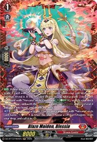 Blaze Maiden, Blessia (FR) - DZ-BT13: Parallactic Clash - Cardfight Vanguard card