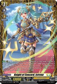 Knight of Concord, Istrena (FR) - DZ-BT13: Parallactic Clash - Cardfight Vanguard card
