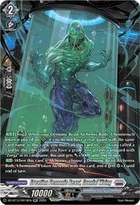 Creation Demonic Beast, Cranial Wring (SR) - DZ-BT13: Parallactic Clash - Cardfight Vanguard card