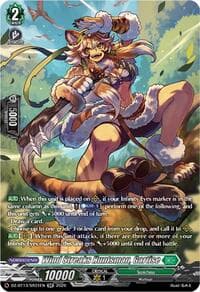 Wind Streaks Huntsman, Gartise (SR) - DZ-BT13: Parallactic Clash - Cardfight Vanguard card