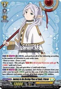 Journey to the Resting Place of Souls, Frieren - DZ-BT13: Parallactic Clash - Cardfight Vanguard card