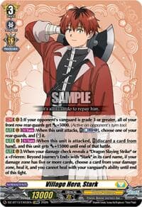 Village Hero, Stark - DZ-BT13: Parallactic Clash - Cardfight Vanguard card