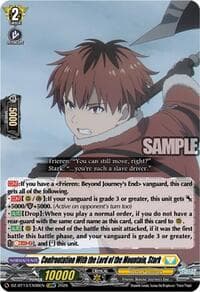 Confrontation With the Lord of the Mountain, Stark - DZ-BT13: Parallactic Clash - Cardfight Vanguard card