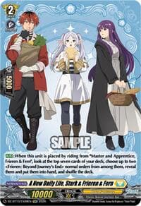 A New Daily Life, Stark & Frieren & Fern - DZ-BT13: Parallactic Clash - Cardfight Vanguard card