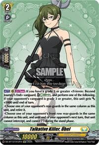 Talkative Killer, Ubel - DZ-BT13: Parallactic Clash - Cardfight Vanguard card