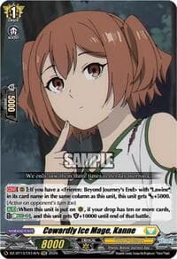Cowardly Ice Mage, Kanne - DZ-BT13: Parallactic Clash - Cardfight Vanguard card