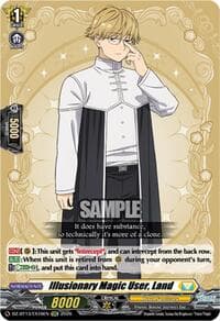 Illusionary Magic User, Land - DZ-BT13: Parallactic Clash - Cardfight Vanguard card