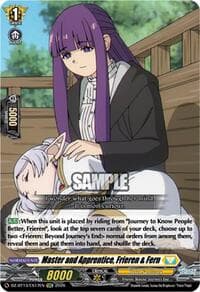 Master and Apprentice, Frieren & Fern - DZ-BT13: Parallactic Clash - Cardfight Vanguard card