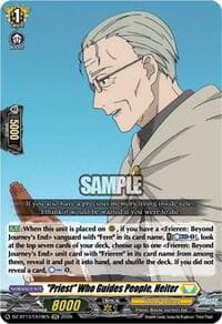 "Priest" Who Guides People, Heiter - DZ-BT13: Parallactic Clash - Cardfight Vanguard card