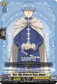 "Hero" Who Strives for Peace, Himmel - DZ-BT13: Parallactic Clash - Cardfight Vanguard card