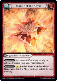 Mantle of the Abyss (009B) - Proxia's Vault - Grand Archive TCG card