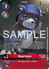 Bearmon - BT25-009 (Full Art) - Dual Revolution - Digimon Card Game card