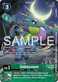 Gekkomon (Full Art) - Dual Revolution - Digimon Card Game card