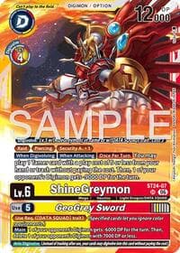ShineGreymon // GeoGrey Sword - Starter Deck 24: Data Squad - Digimon Card Game card