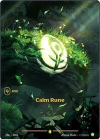 Calm Rune (R02a) - Unleashed - Riftbound: League of Legends Trading Card Game card