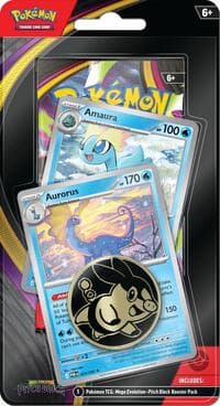 Pitch Black Premium Checklane Blister [Amaura, Aurorus] (Target Exclusive) - ME05: Pitch Black - Pokemon card