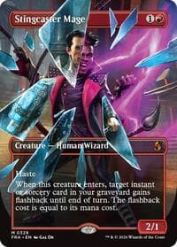 Stingcaster Mage (Borderless) (0329) - Reality Fracture - Magic: The Gathering card