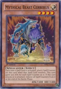 Mythical Beast Cerberus - Battle Pack 2: War of the Giants - YuGiOh card