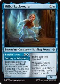 Bilbo, Luckwearer - The Hobbit - Magic: The Gathering card