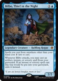 Bilbo, Thief in the Night - The Hobbit - Magic: The Gathering card