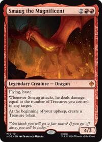 Smaug the Magnificent - The Hobbit - Magic: The Gathering card