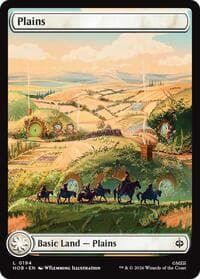 Plains (0194) - The Hobbit - Magic: The Gathering card