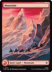 Mountain (0197) - The Hobbit - Magic: The Gathering card