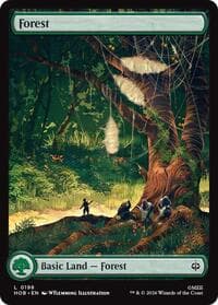 Forest (0198) - The Hobbit - Magic: The Gathering card