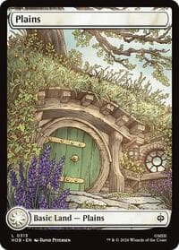 Plains (0313) - The Hobbit - Magic: The Gathering card