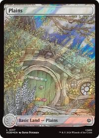 Plains (0317) (Surge Foil) - The Hobbit - Magic: The Gathering card