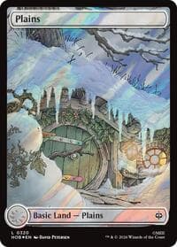 Plains (0320) (Surge Foil) - The Hobbit - Magic: The Gathering card