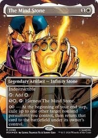 The Mind Stone (Borderless) - Marvel Super Heroes - Magic: The Gathering card