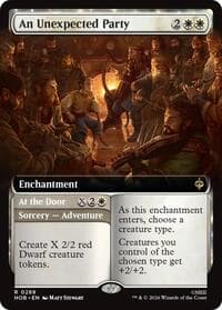 An Unexpected Party (Extended Art) - The Hobbit - Magic: The Gathering card
