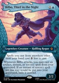 Bilbo, Thief in the Night (Showcase) - The Hobbit - Magic: The Gathering card
