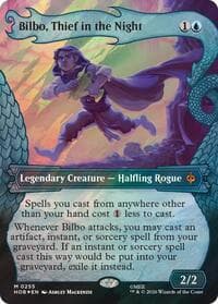 Bilbo, Thief in the Night (Showcase) (Surge Foil) - The Hobbit - Magic: The Gathering card
