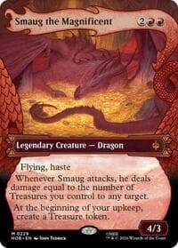 Smaug the Magnificent (Showcase) - The Hobbit - Magic: The Gathering card