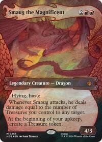 Smaug the Magnificent (Showcase) (Surge Foil) - The Hobbit - Magic: The Gathering card