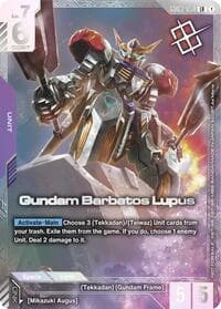 Gundam Barbatos Lupus (Newtype Challenge 2026 Mission 3) - Gundam Promotional Cards - Gundam Card Game card