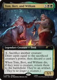 Tom, Bert, and William (Extended Art) - Unique and Miscellaneous Promos - Magic: The Gathering card