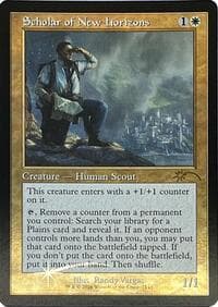 Scholar of New Horizons (Retro Frame) - Secret Lair Drop Series - Magic: The Gathering card