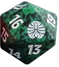 Secrets of Strixhaven Spindown Die - Witherbloom - Wizards of the Coast Dice - Life Counters card
