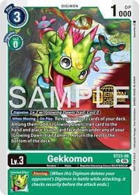 Gekkomon (Welcome Tamers Pack Vol.2) - Starter Deck 23: Beatbreak Release Event Cards - Digimon Card Game card