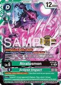 Atratusmon // Eclipse Impact (Welcome Tamers Pack Vol.2) - Starter Deck 23: Beatbreak Release Event Cards - Digimon Card Game card