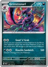 Grimmsnarl - 096/142 (Non-Holo) - Deck Exclusives - Pokemon card