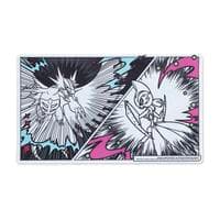 Pokemon TCG: Pokemon Center Exclusive - Roaring Moon & Iron Valiant Playmat - Pokemon International Playmats - Playmats card