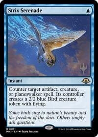 Strix Serenade - Promo Pack: Secrets of Strixhaven - Magic: The Gathering card