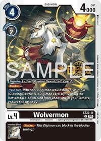 Wolvermon (Welcome Tamers Pack Vol.2) - Starter Deck 23: Beatbreak Release Event Cards - Digimon Card Game card