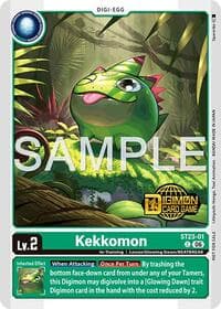 Kekkomon (Welcome Tamers Pack Vol.2) - Starter Deck 23: Beatbreak Release Event Cards - Digimon Card Game card