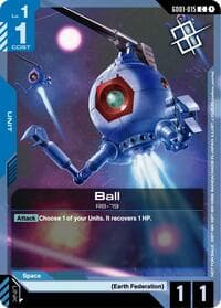 Ball  (Judge Pack 02) - Gundam Promotional Cards - Gundam Card Game card